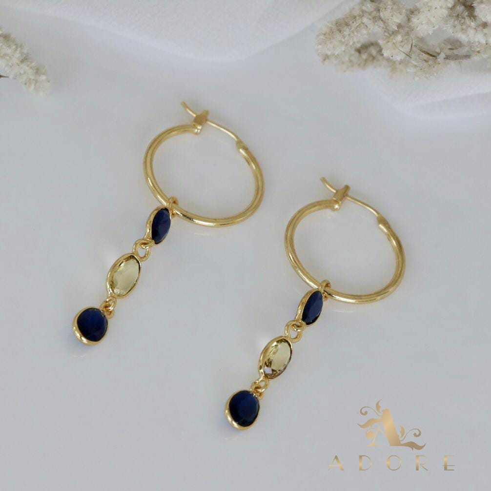 Hrituparna Golden Circle Earring