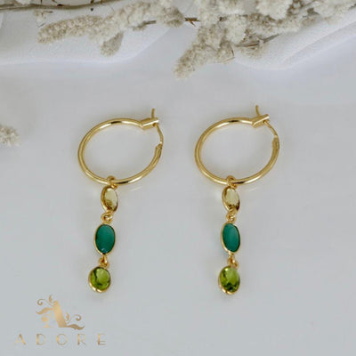 Hrituparna Golden Circle Earring