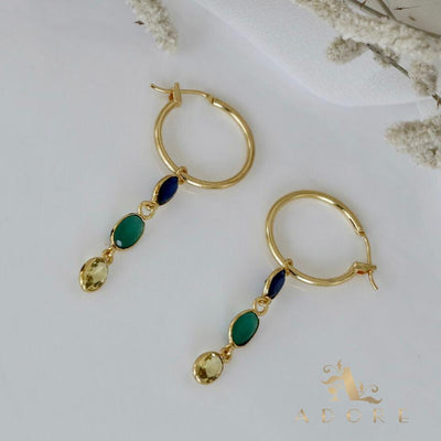 Hrituparna Golden Circle Earring