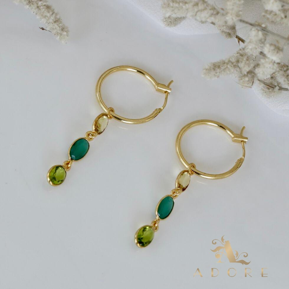 Hrituparna Golden Circle Earring