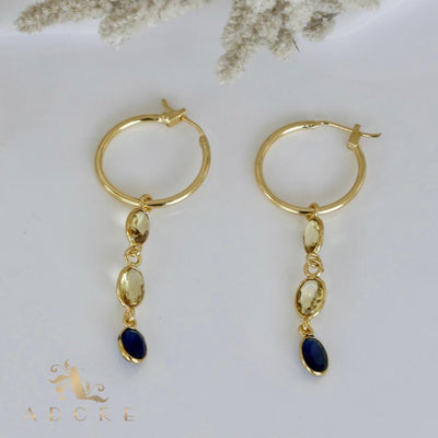 Hrituparna Golden Circle Earring