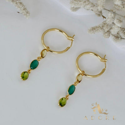 Hrituparna Golden Circle Earring