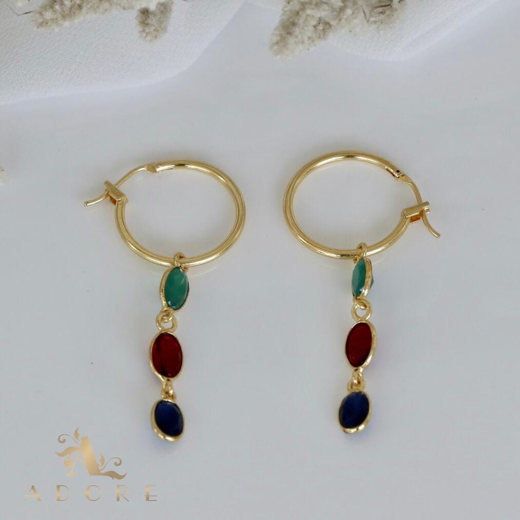 Hrituparna Golden Circle Earring