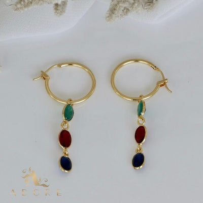 Hrituparna Golden Circle Earring