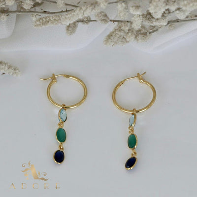 Hrituparna Golden Circle Earring