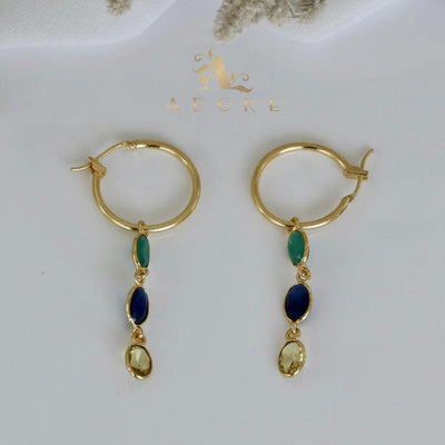 Hrituparna Golden Circle Earring