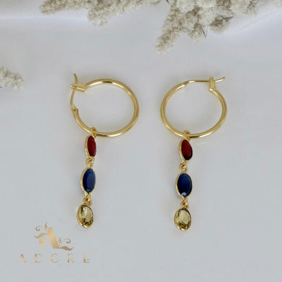 Hrituparna Golden Circle Earring