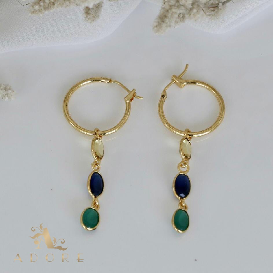 Hrituparna Golden Circle Earring