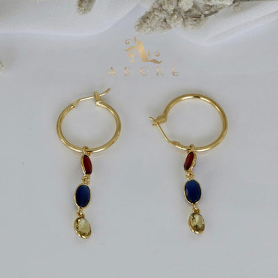 Hrituparna Golden Circle Earring