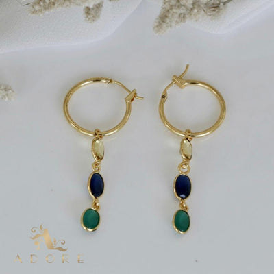 Hrituparna Golden Circle Earring