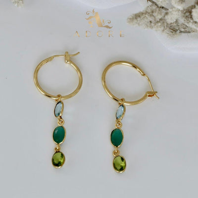 Hrituparna Golden Circle Earring