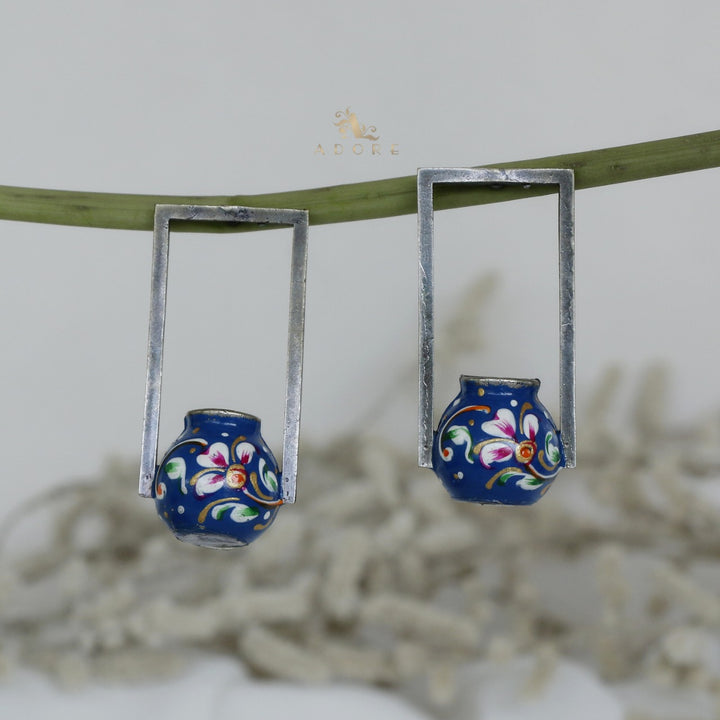 Kumbha Hand Painted Meenakari Earring