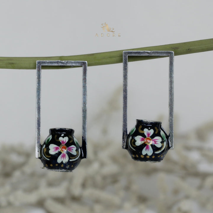 Kumbha Hand Painted Meenakari Earring