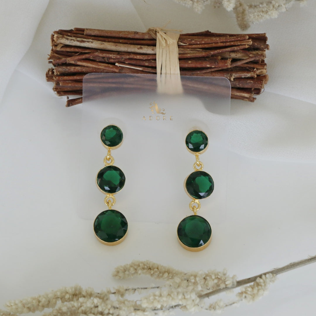 Zavari 3 Glossy  Earring