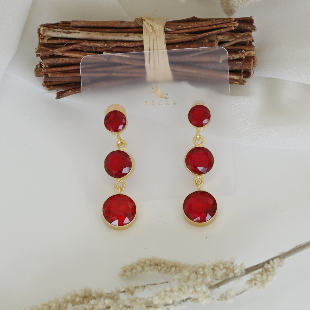 Zavari 3 Glossy  Earring