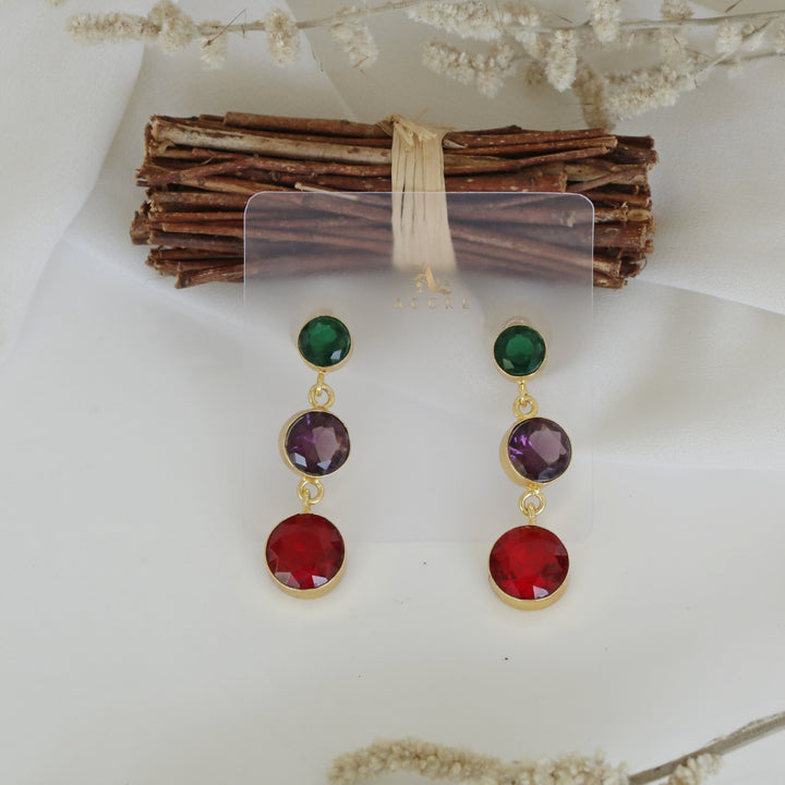 Zavari 3 Glossy  Earring