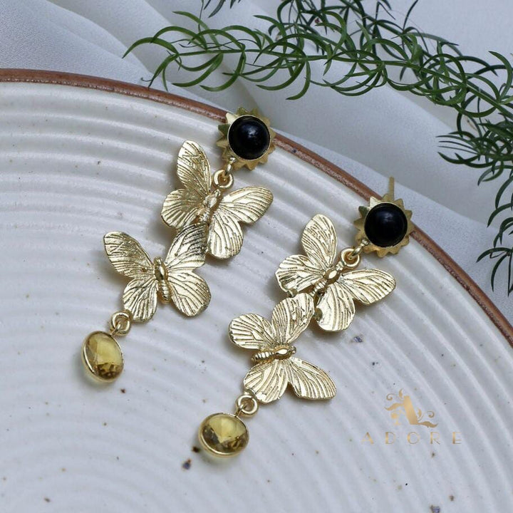 Golden Papillio Earring