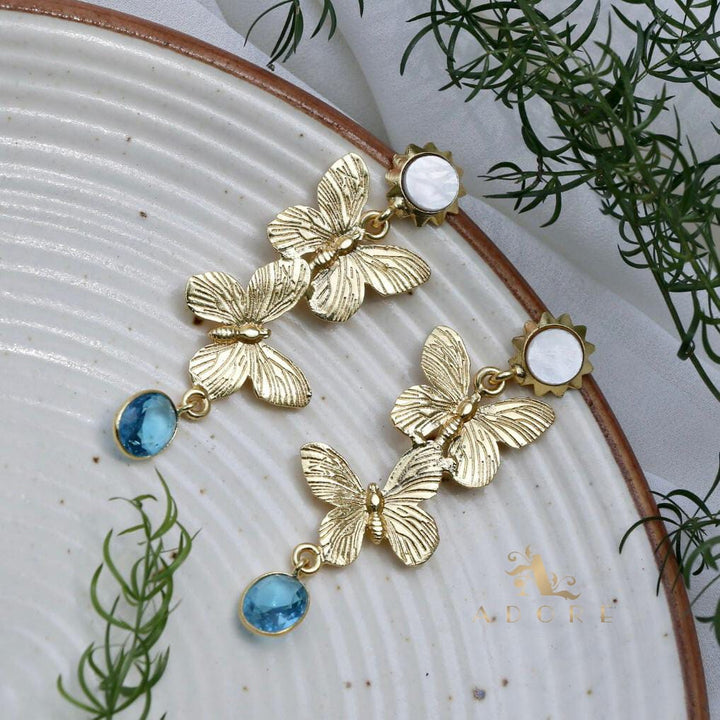 Golden Papillio Earring