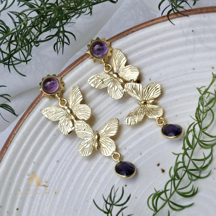 Golden Papillio Earring