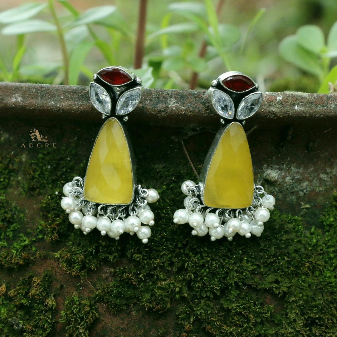 Siera Glossy With Pearl Earring