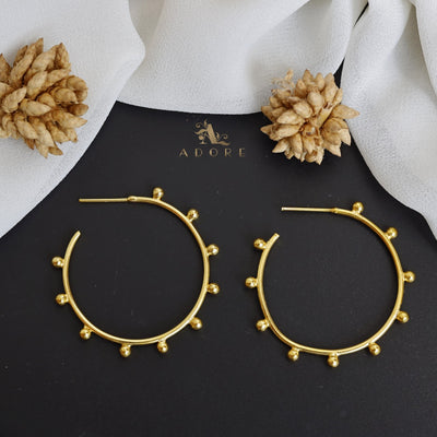 Dotted Hoopes Earring