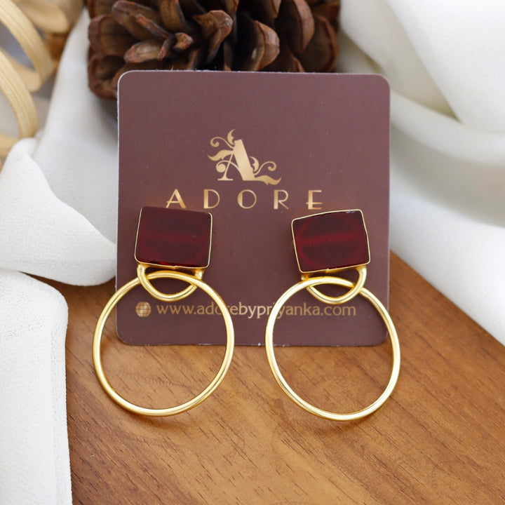 Naara Golden Circle Earring