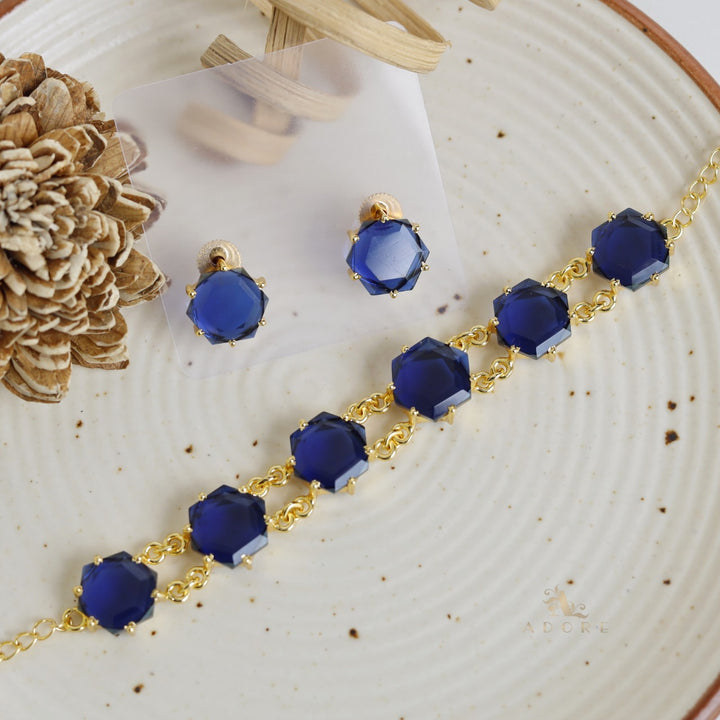 Heizel Glossy Choker With Earring