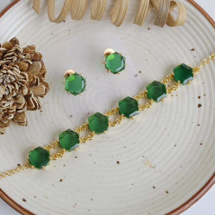 Heizel Glossy Choker With Earring