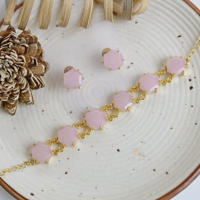 Heizel Glossy Choker With Earring