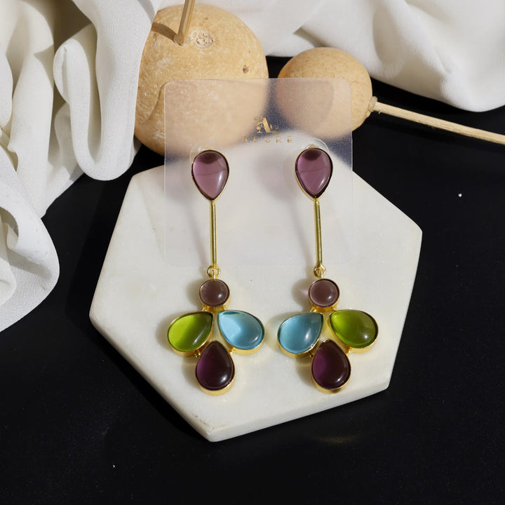 Multicolour Marsia Dew Drop Earring