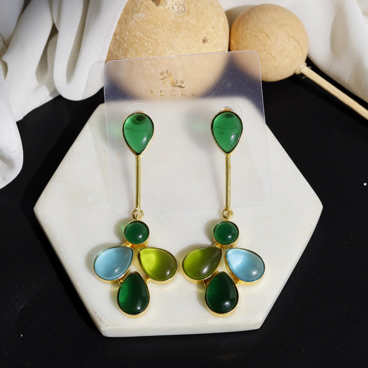 Multicolour Marsia Dew Drop Earring