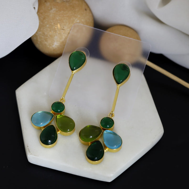 Multicolour Marsia Dew Drop Earring