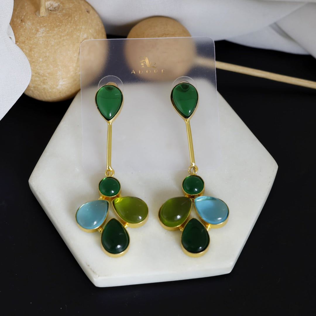 Multicolour Marsia Dew Drop Earring