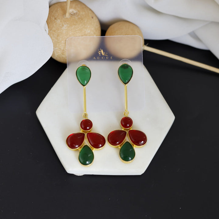 Multicolour Marsia Dew Drop Earring