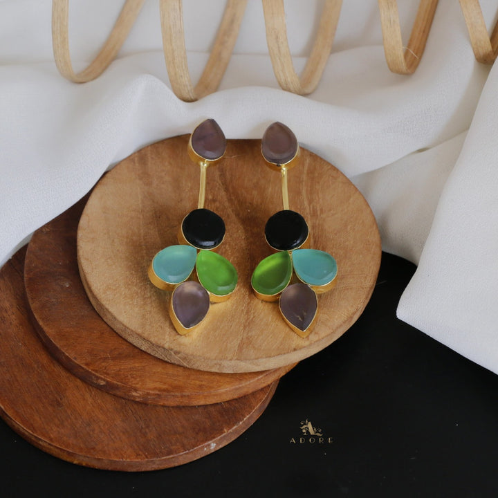 Tannia Raw Stone Earring