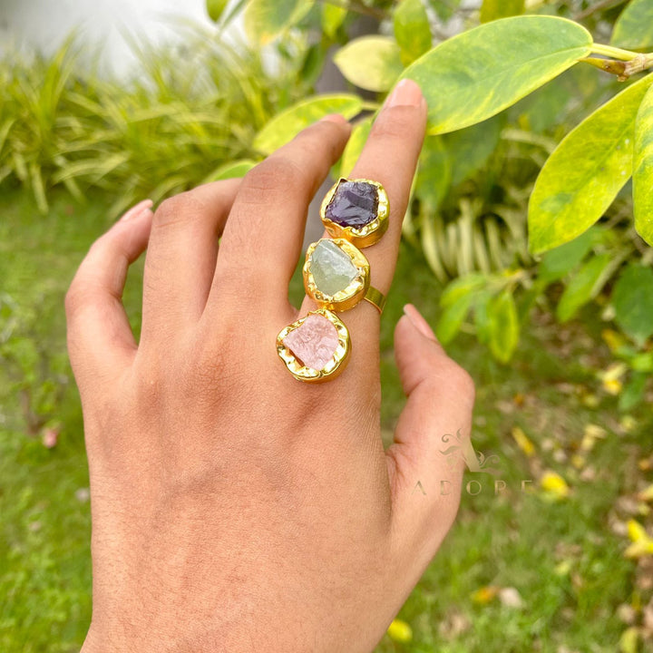 Kalpitha Raw Stone Ring