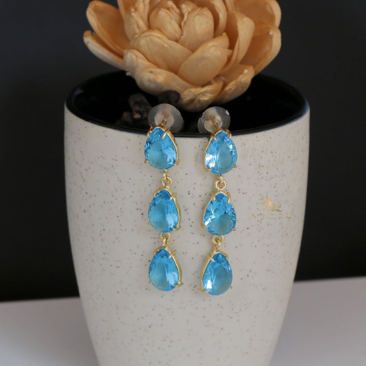 Hiromi Rain Drop Stud