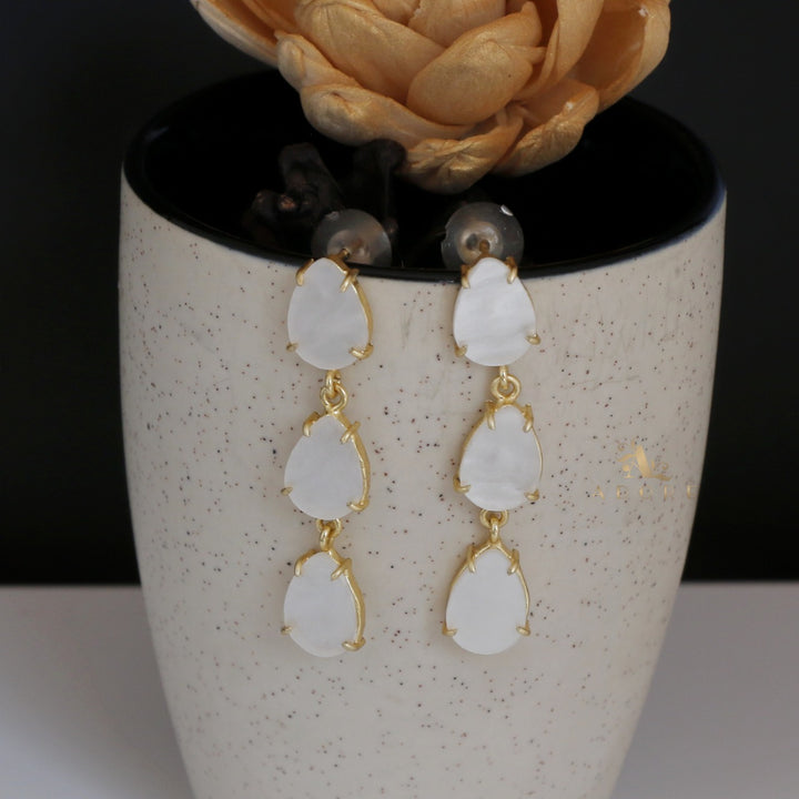 Hiromi Rain Drop Stud