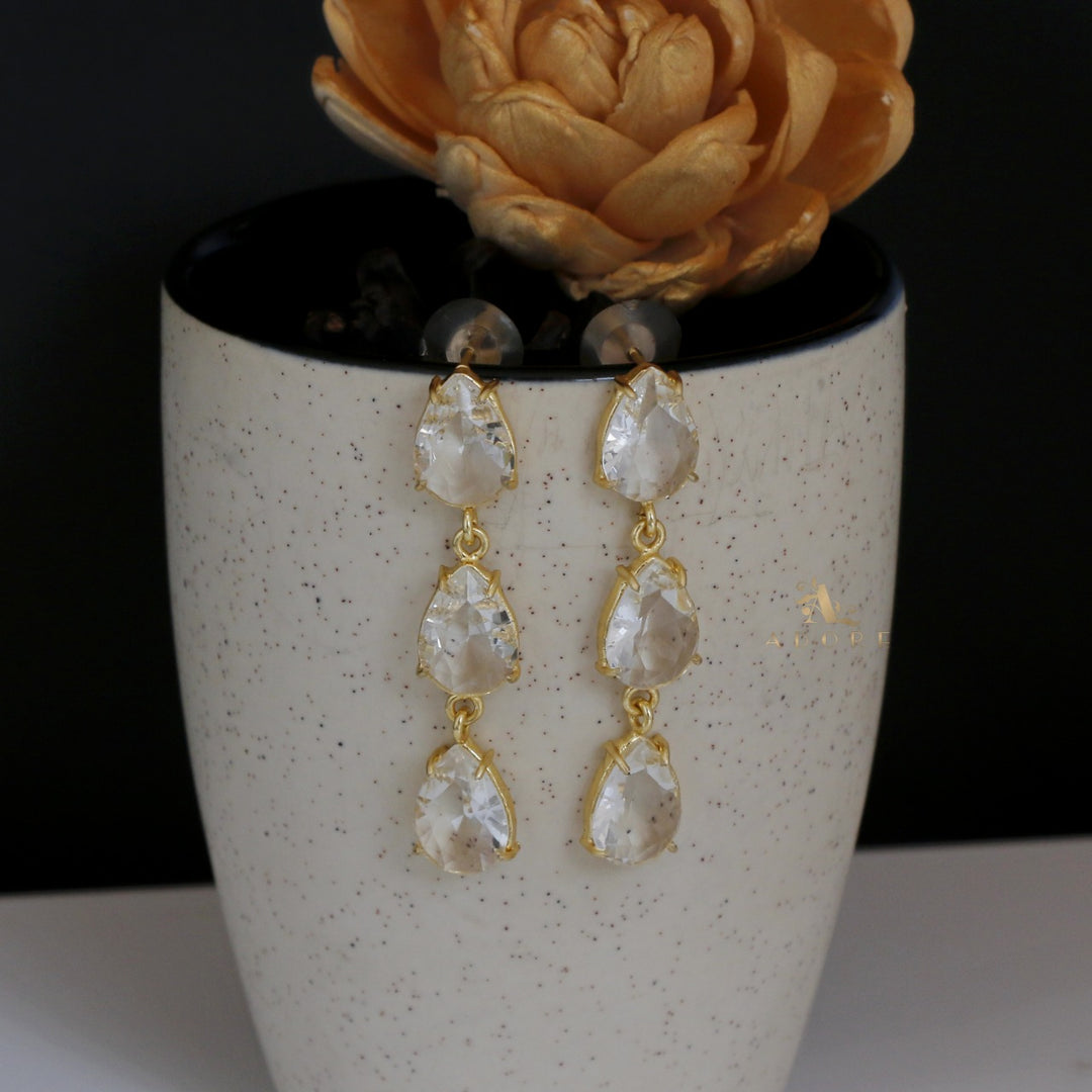 Hiromi Rain Drop Stud