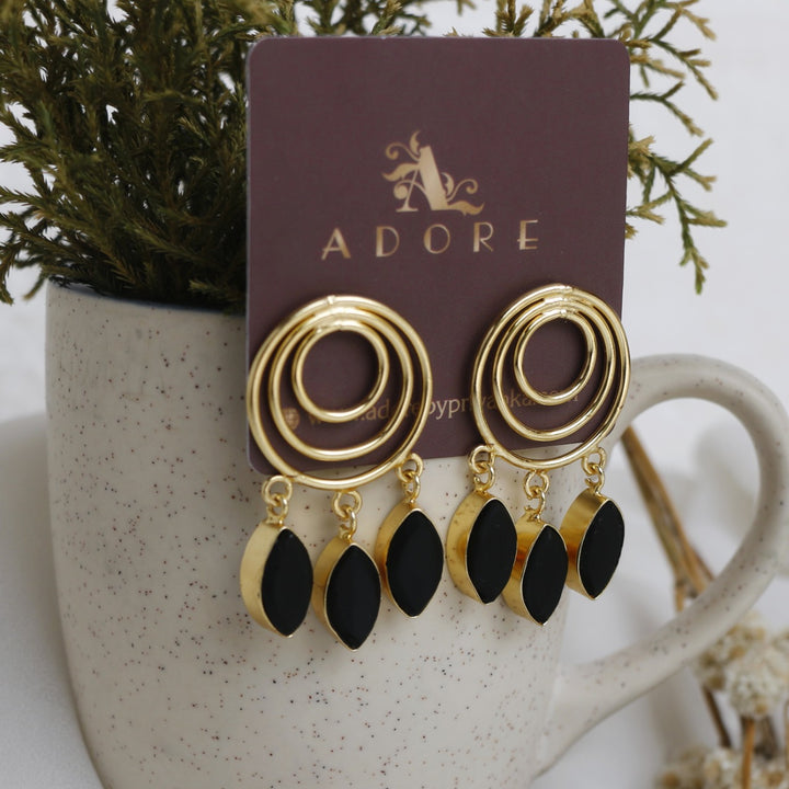 Evelyna Circles And Drop Earring