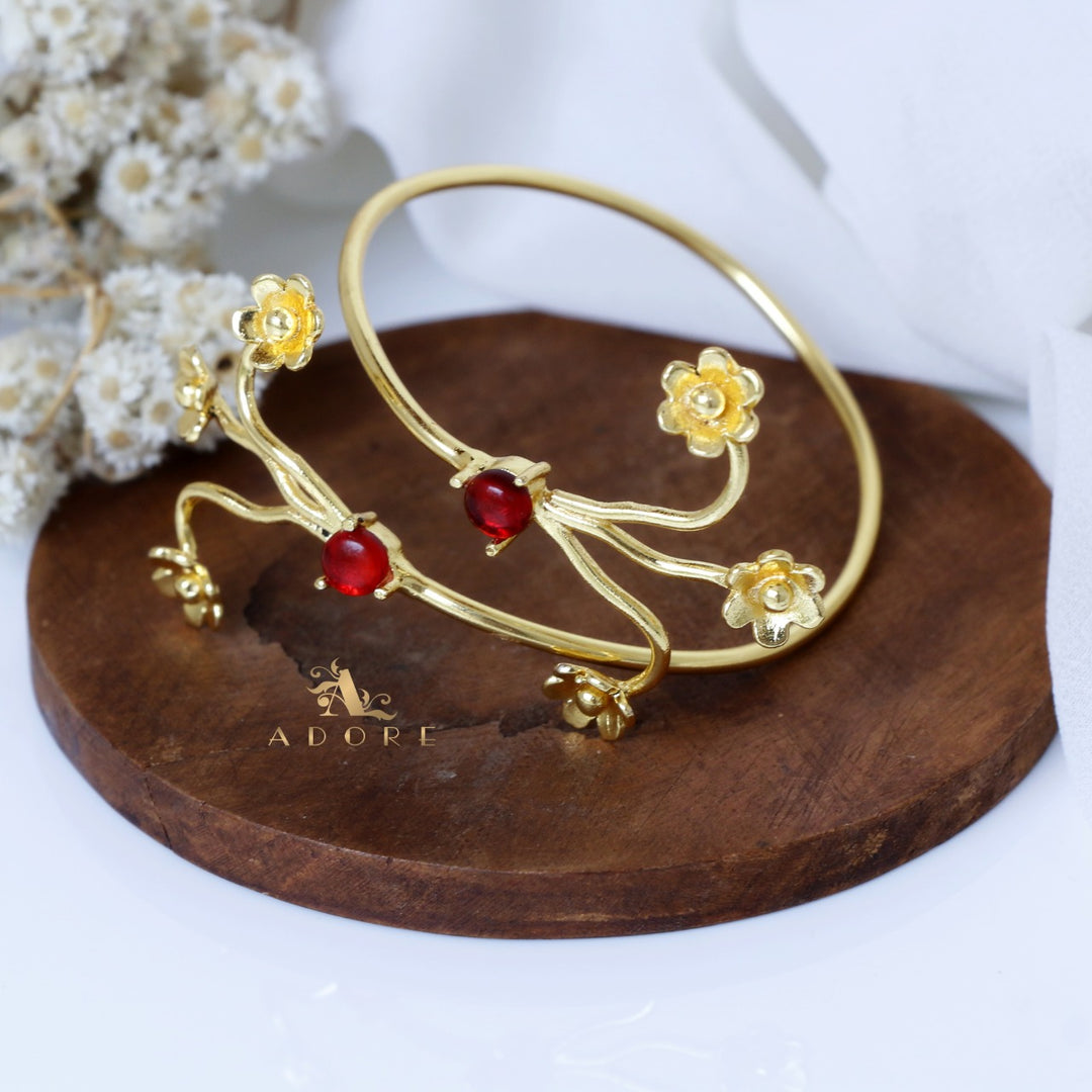 Laina Branch Flower Bracelet