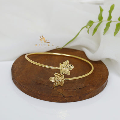 Golden Maple Leaf Bangle