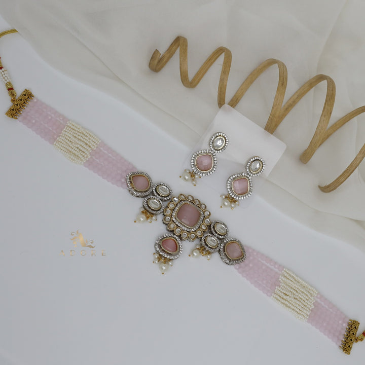 Aroosa Kundan Choker With Earring