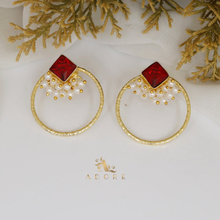 Agnola Circle Stud
