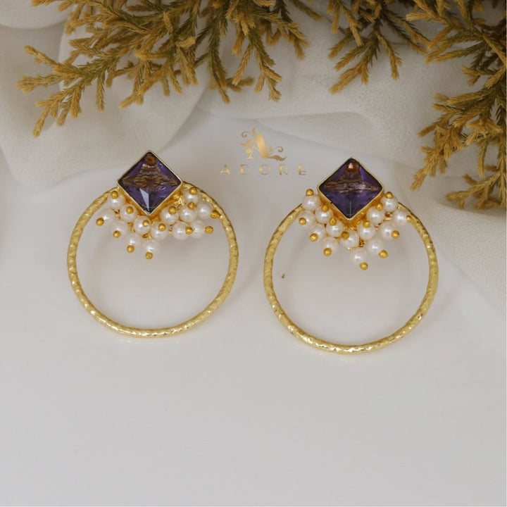 Agnola Circle Stud