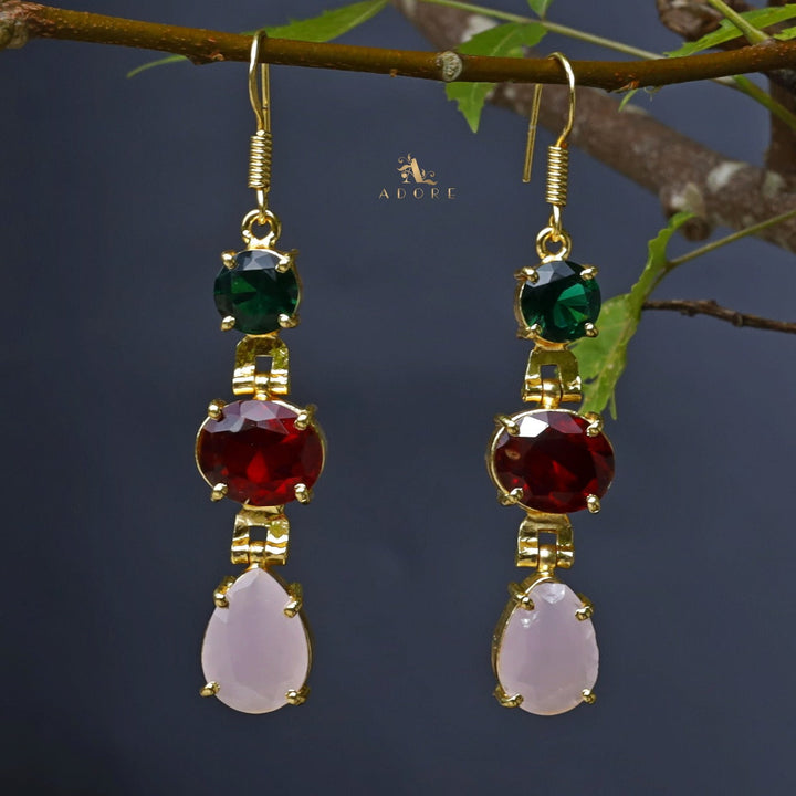 Multicolour  Kabani Glossy Drop