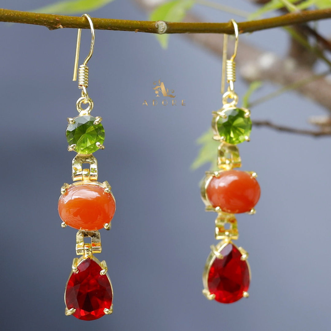 Multicolour  Kabani Glossy Drop