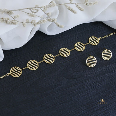 Melorra Short Neckpiece / Choker With Stud