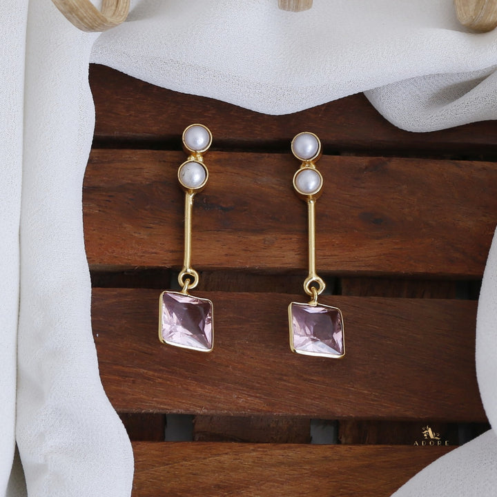 Alana Glossy Square Earring