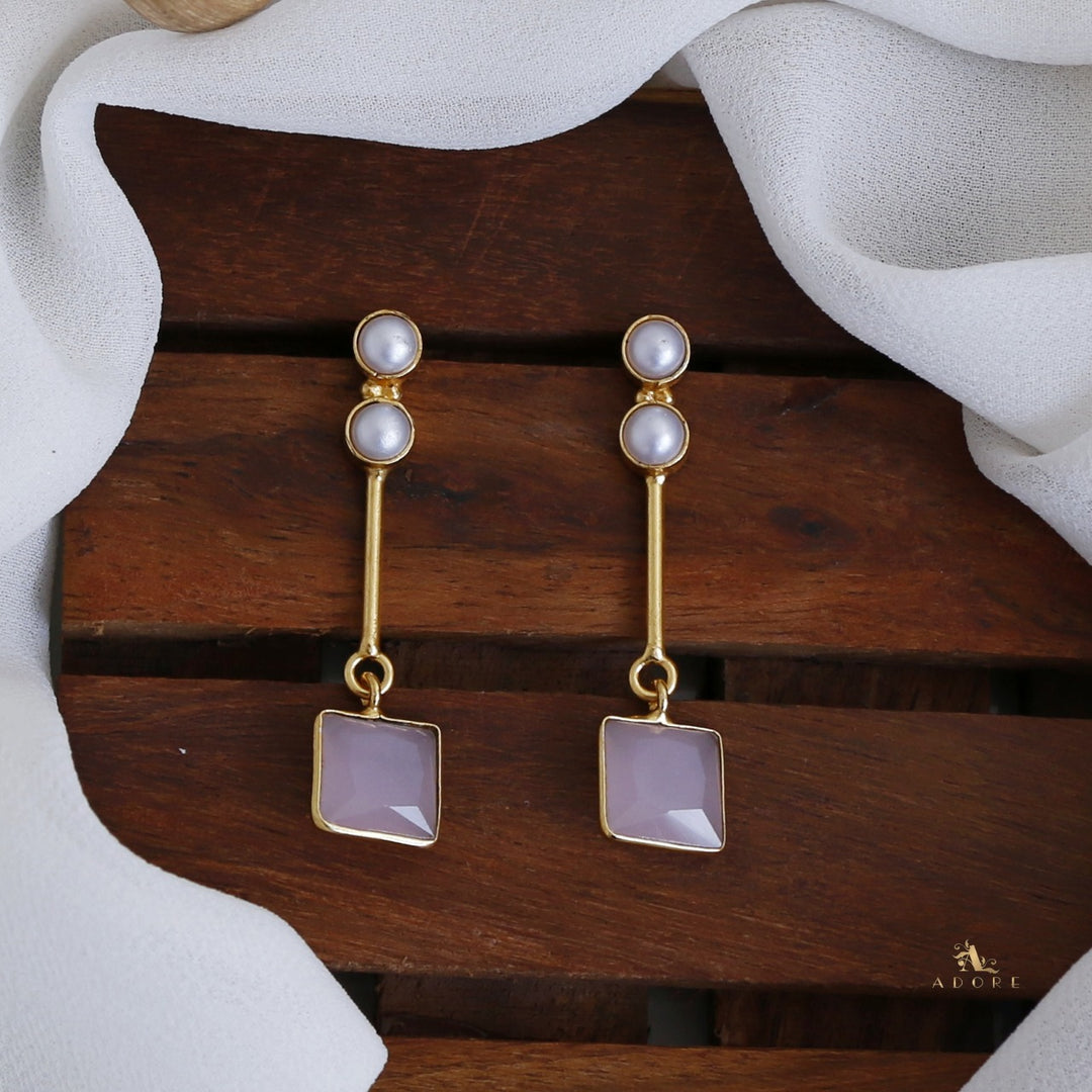 Alana Glossy Square Earring